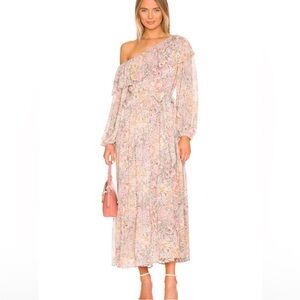 Astr Kaylani Floral Maxi Dress - Pink, Yellow, Green